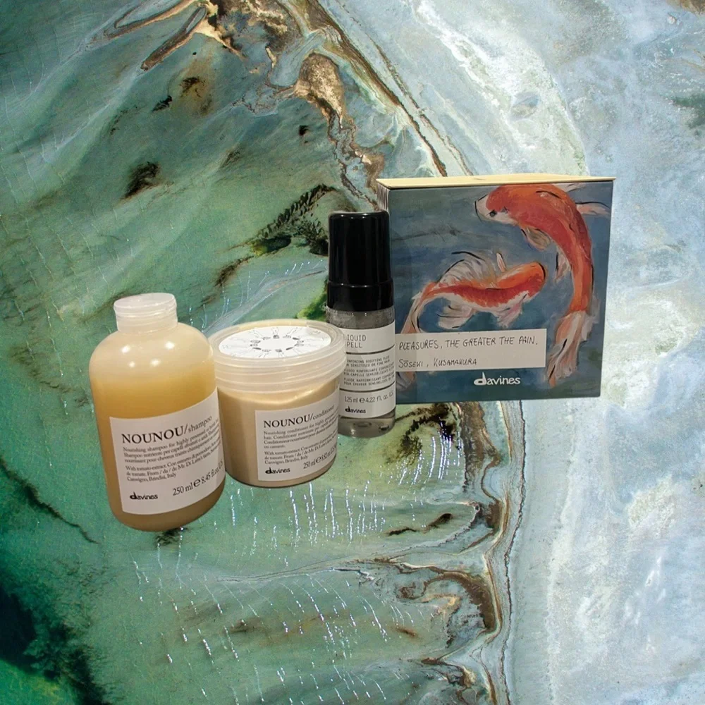 DAVINES SOFT CLIUD NOUNOU HOLIDAY SET Shampoo Conditioner Liquid Spell